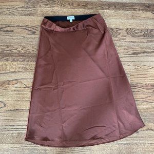 The Drop Women's Maya Silky Slip Skirt - Size Medium